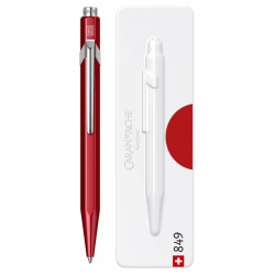 Pix Caran d'ache 849 Metal-X Red in cutie metal